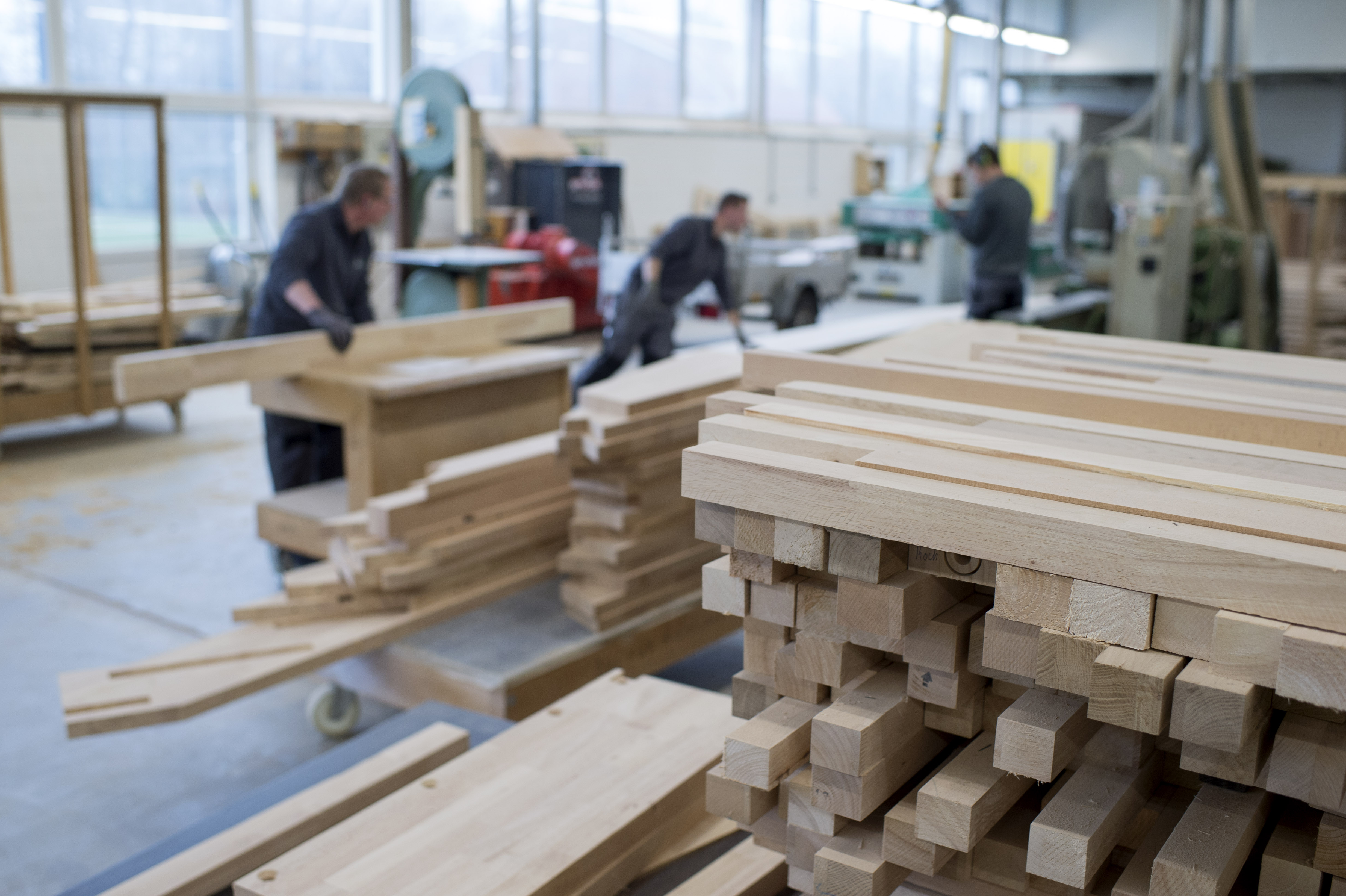 Handarbeit in der eigenen Fertigung