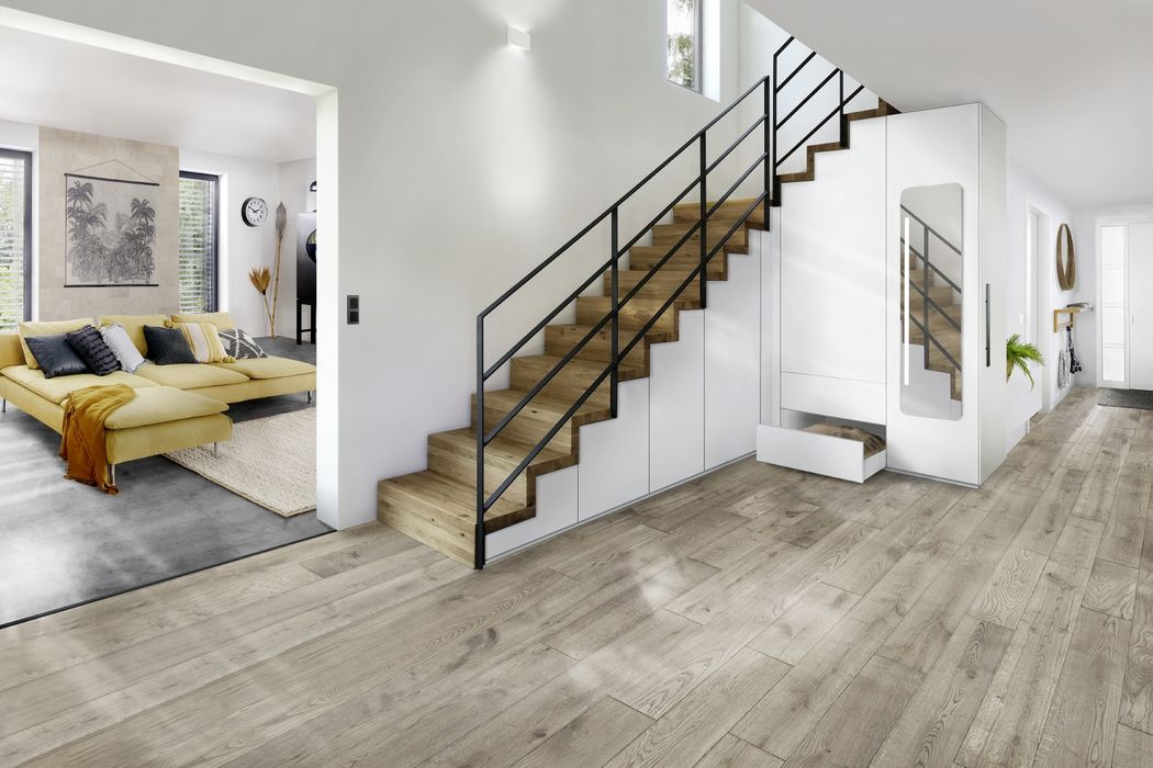 Stauraum unter der Treppe